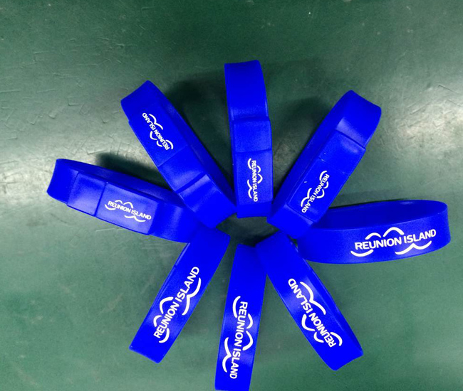 留尼旺島旅游紀念品暢銷手腕U盤禮品  手腕帶U盤制作廠家