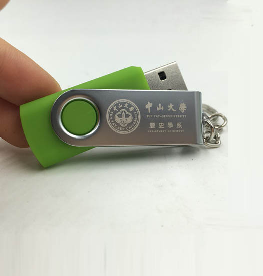 廣州中山大學定制金屬夾子U盤禮品 學習U盤制作廠家